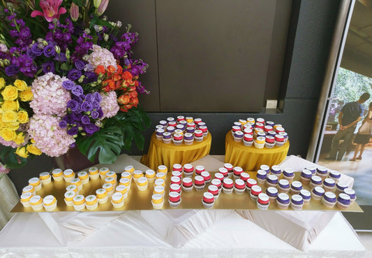 image photo print cupcakes coloured frosting