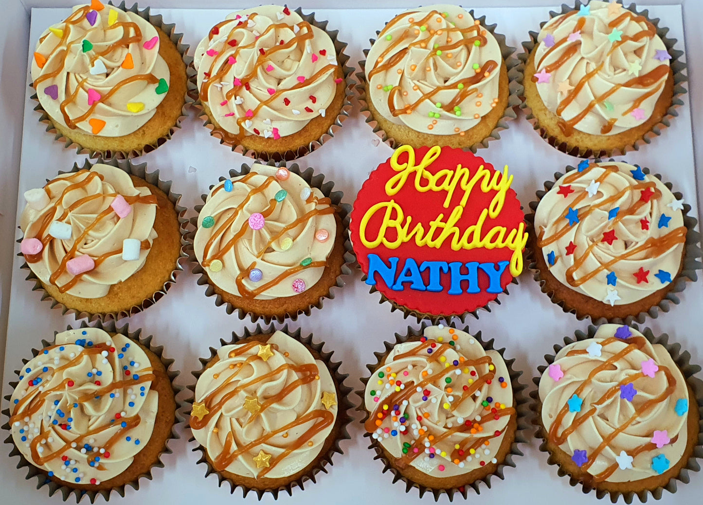 Birthday Cupcakes (Box of 12)