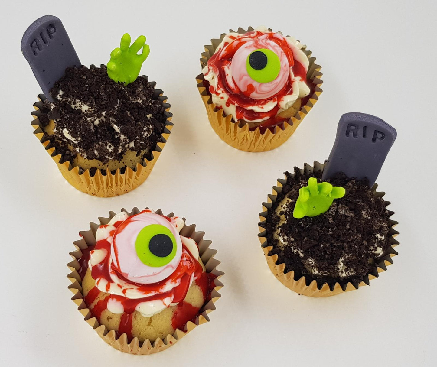 Halloween Cupcakes - Grave Evil (Box of 12) - Cuppacakes - Singapore's Very Own Cupcakes Shop