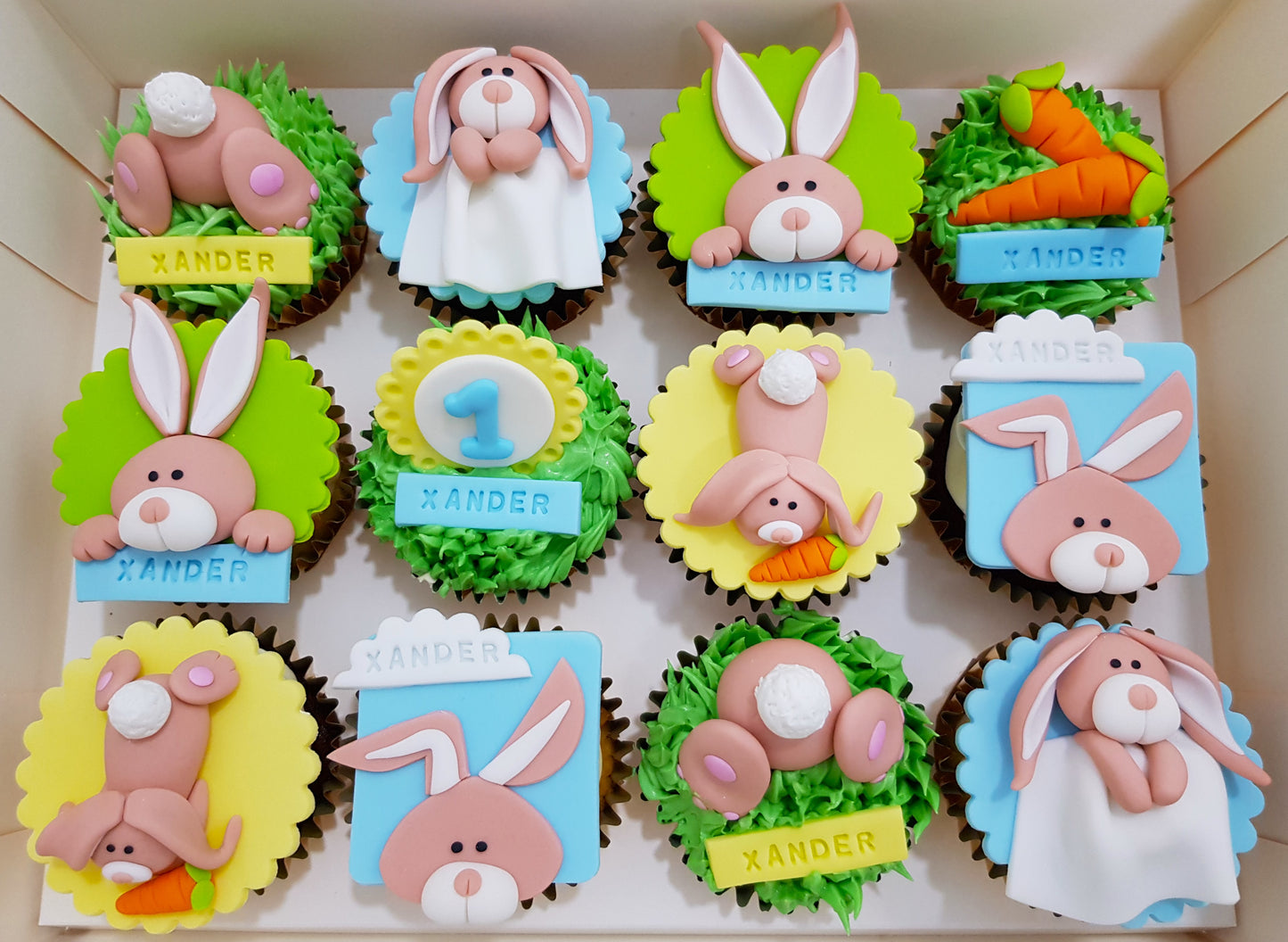 Bunny Cupcakes (Box of 12)