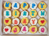 Happy Birthday Alphabet Cupcakes