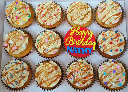 Birthday Cupcakes (Box of 12)