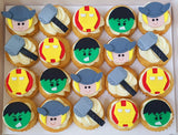 Marvel Super Hero Printed Customized Cupcakes