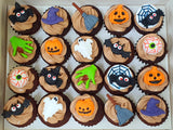 Halloween Mini Cupcakes - Mini Spooks (Box of 20)