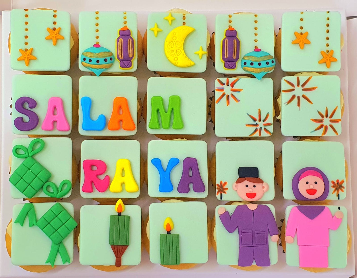 Hari Raya Mini Cupcakes - Mari Beraya