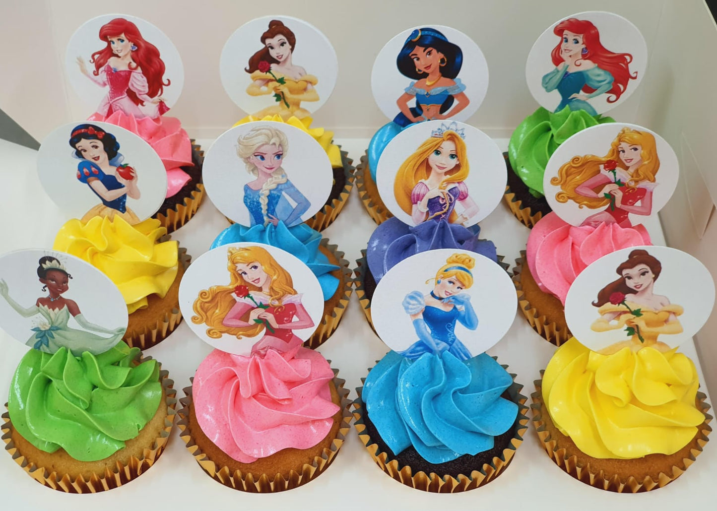 Printed Toothpick Topper Cupcakes (Box of 12)