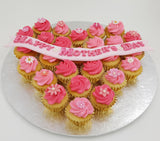 Mother's Day Mini Cupcake Set - A Heart for Mum - Cuppacakes - Singapore's Very Own Cupcakes Shop