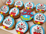 Doraemon Cupcakes (Box of 12) - Cuppacakes - Singapore's Very Own Cupcakes Shop