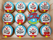 Doraemon Cupcakes (Box of 12) - Cuppacakes - Singapore's Very Own Cupcakes Shop