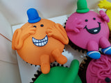 Mr Men Cupcakes (Box of 12) - Cuppacakes - Singapore's Very Own Cupcakes Shop