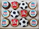 Football Cupcakes (Box of 12)