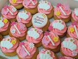 Princess Mini Cupcakes (Box of 20)