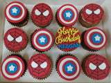 Superhero Cupcakes (Box of 12)