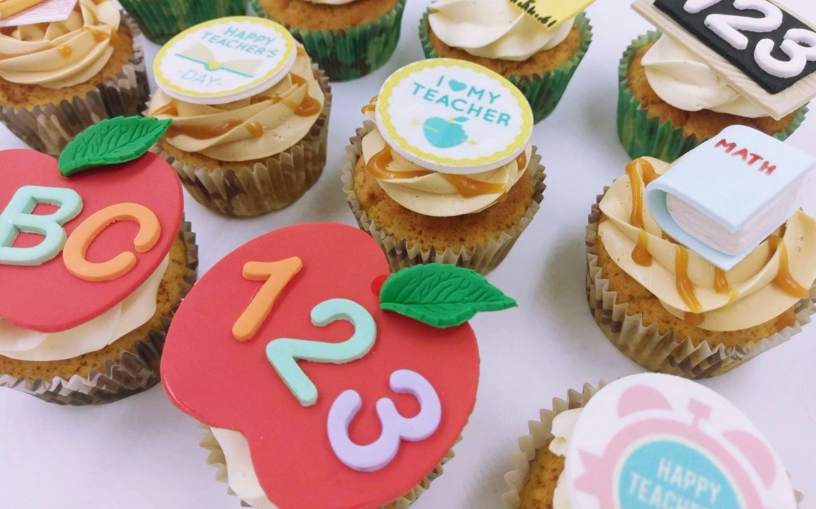 Teacher's Day Cupcakes (Box of 12) - Cuppacakes - Singapore's Very Own Cupcakes Shop